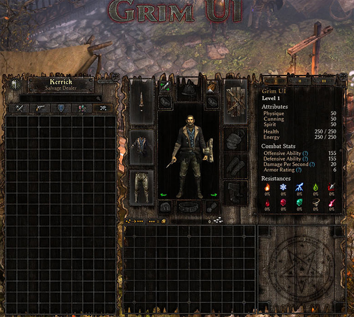 Grim Dawn mod Grim UI v.4