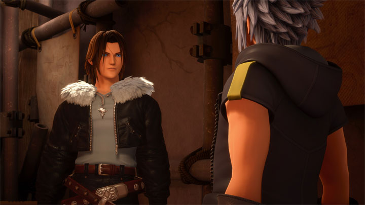 Kingdom Hearts III mod Squall Leonhart's outfit for Leon v.1.0