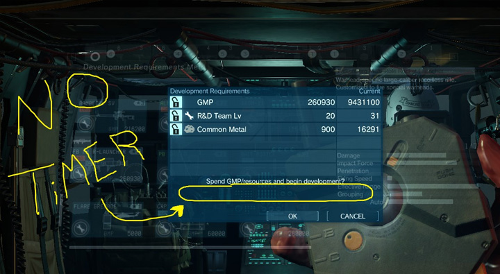 Metal Gear Solid V: The Phantom Pain mod No More Timers (updated to work with for 1.15) v.3