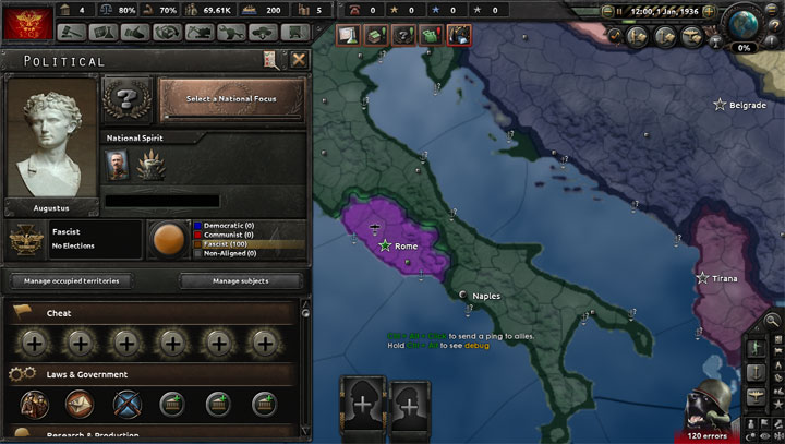 Hearts of Iron IV mod Roman Empire Mod v.1.3