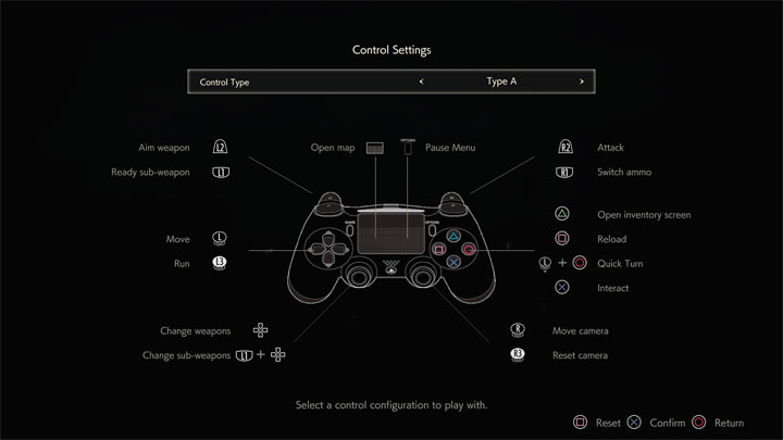 Resident Evil 2 mod Dualshock 4 Button prompts v.1.0