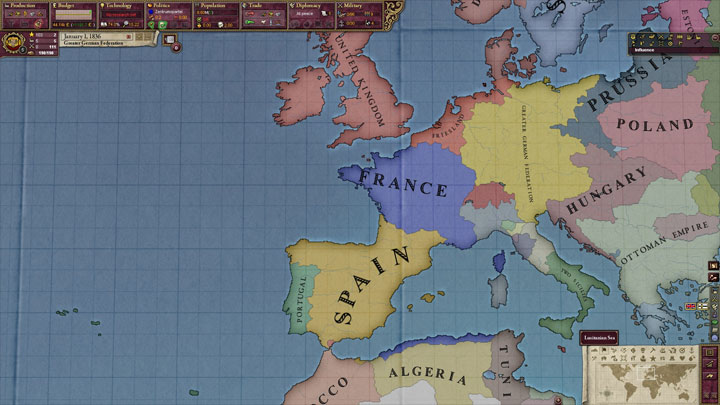 Victoria II: Heart of Darkness mod Fall of Napoleon v.1.1