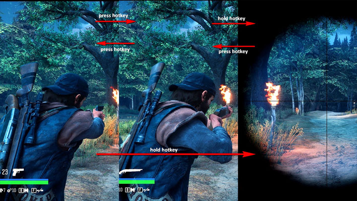 Days Gone mod Weapon Quick Swap v.1.0.0