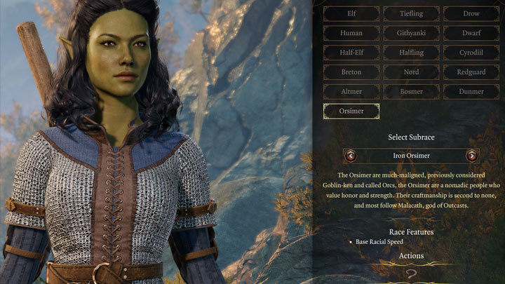 Baldur's Gate III mod Adventurer's Guide to Tamriel v.0.3.0.1