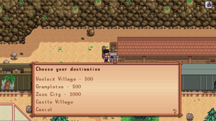 Stardew Valley mod Train Station v.1.1.1