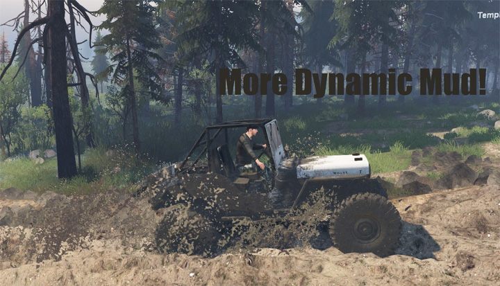 Spintires mod More Dynamic Mud v.4062017