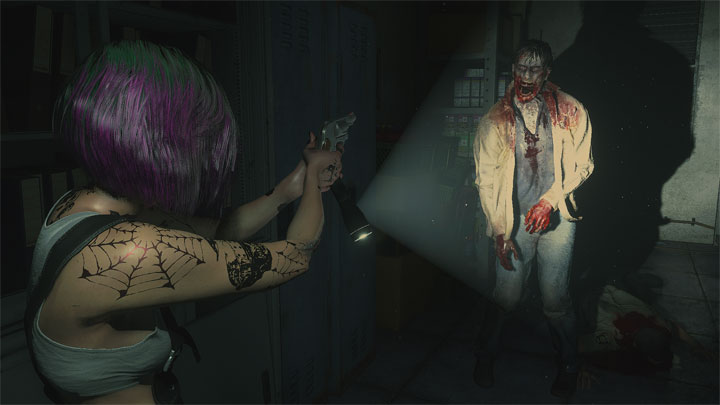 Resident Evil 2 mod Judy Alvarez (Cyberpunk 2077) v.1.0