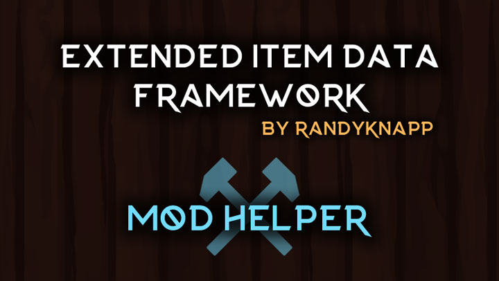 Valheim mod Extended Item Data Framework v.1.0.0