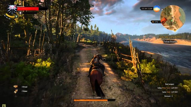 Wiedźmin 3: Dziki Gon mod Horse Galloping in Novigrad v.1.0