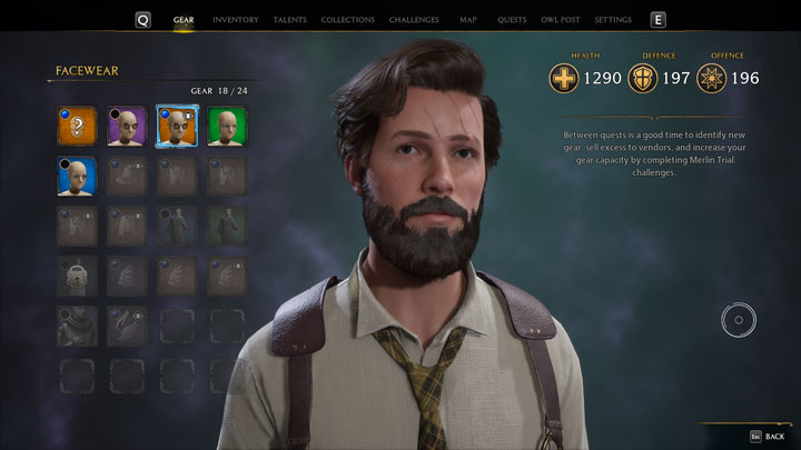 Dziedzictwo Hogwartu mod Facial hair v.1.0