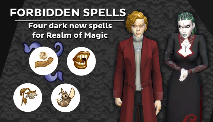 The Sims 4 mod Forbidden Spells