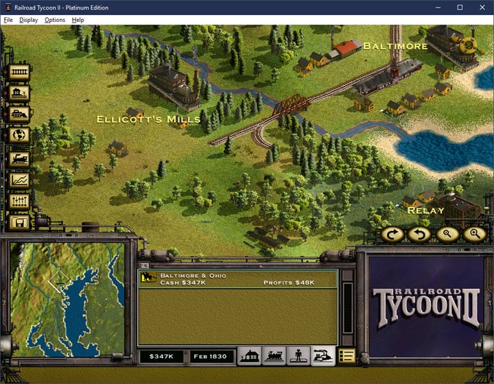 Railroad Tycoon II mod Verok’s GL Wrapper & Patch v.1.0.5