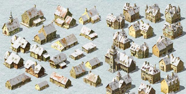 Blitzkrieg mod European Winter Buildings