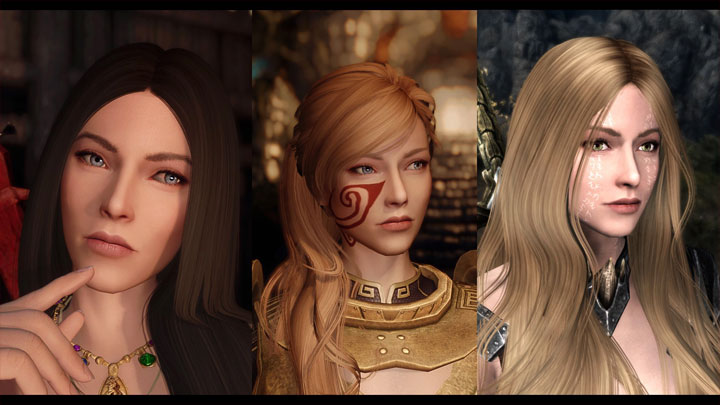 The Elder Scrolls V: Skyrim Special Edition mod Dovahkiin's Angels Nord Followers ESL low poly v.1.0