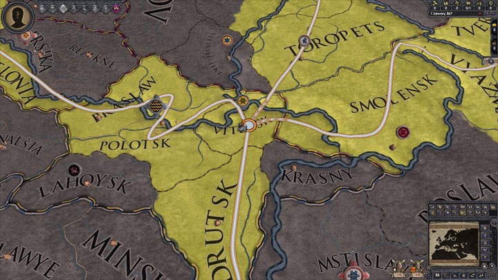 Crusader Kings II: Mroczne Wieki mod MTR - Medieval Trade Routes v.5102019