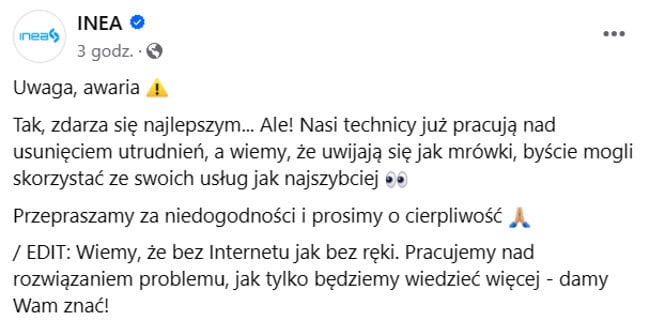 Źródło: Facebook