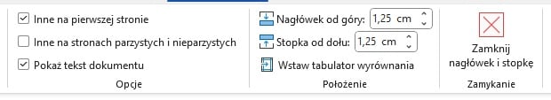 Word pozwala w prosty sposób usunąć numerację z pierwszej strony. Źródło: własne. - Word i numery stron. Jak włączyć numerowanie od 2. strony? Odpowiadamy - wiadomość - 2025-01-10