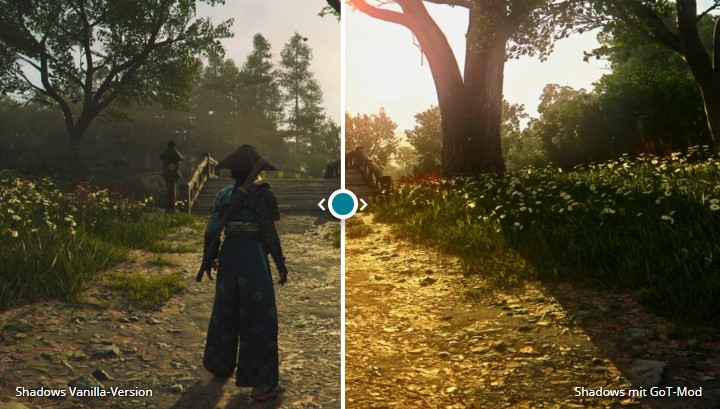 Modyfikacja nadaje kolorów grze Ubisoftu. Źródło: GamePro - Assassin's Creed Shadows spotyka Ghost of Tsushima - ten mod zamienia i tak już piękną grę w prawdziwą ucztę dla oczu - wiadomość - 2025-03-25