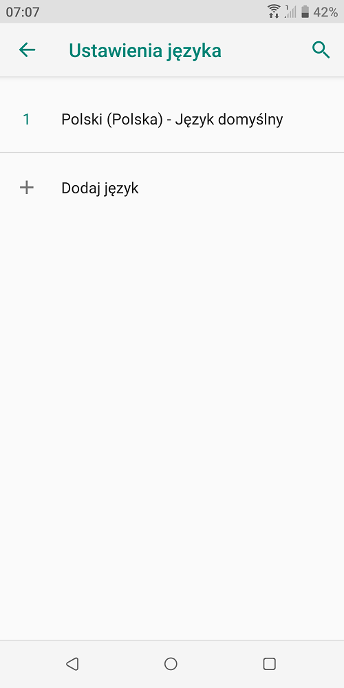 Zmieniając język systemu Android, zmieniamy również język aplikacji Messenger. Źródło: Android.