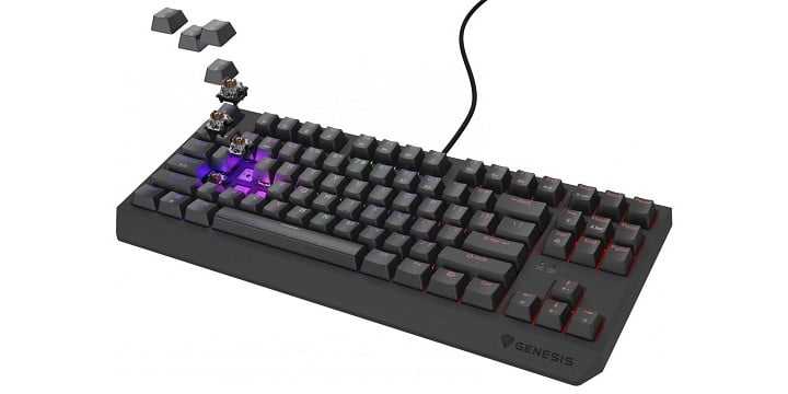 W Genesis Thor 230 TKL mamy Anti-Ghosting z pełnym N-Key Rollover, odświeżanie 1000 Hz oraz blokadę klawisza Windows. - To najlepsza mechaniczna klawiatura dla graczy, jeśli macie do wydania maksymalnie dwie „stówki” - wiadomość - 2024-10-24