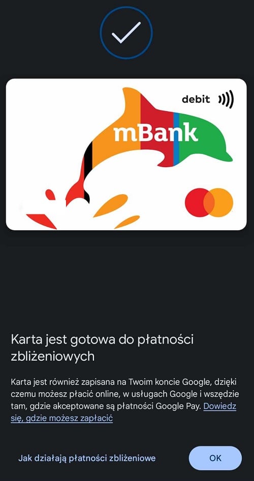 Proces dodawania karty do Portfela Google sprowadza się do kilku stuknięć w ekran. Źródło: własne.