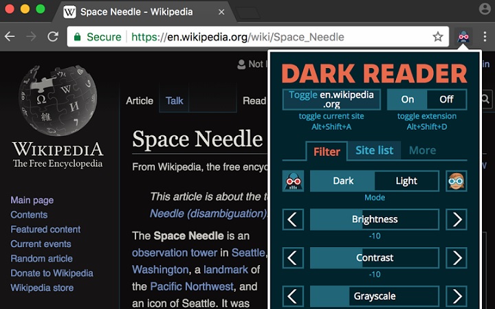 Dark Reader w akcji. Źródło: darkreader.org / Chrome Web Store. - Dark Reader - co to jest, jak działa i jakie ma opinie? Sprawdzamy i odpowiadamy - wiadomość - 2024-12-30