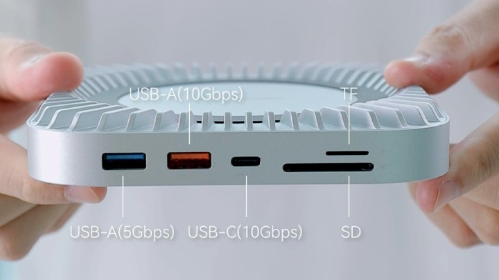 Podstawka od RayCue to przydatny gadżet dla posiadaczy Maca Mini M4. Źródło: RayCue - Ten mały gadżet pozwoli rozszerzyć pamięć w Mac Mini M4 - wiadomość - 2024-12-30