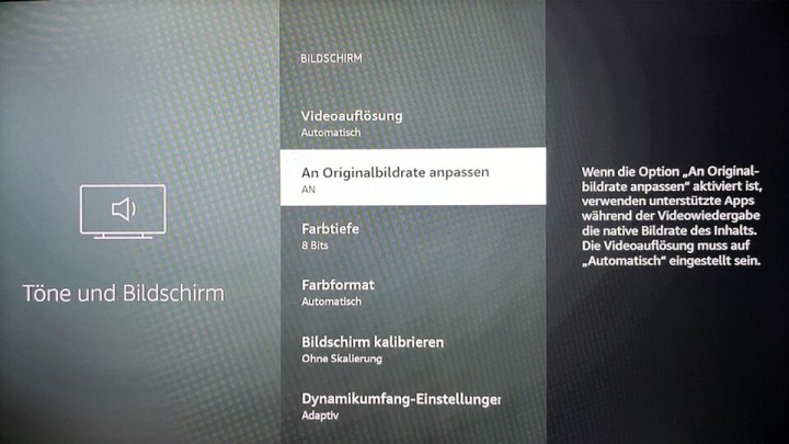 Sposób na zacinanie obrazu – zmiana jednej opcji. Źródło: GameStar - Amazon Fire TV Stick: oto opcja, którą powinieneś aktywować, aby poprawić jakość obrazu - wiadomość - 2024-09-02