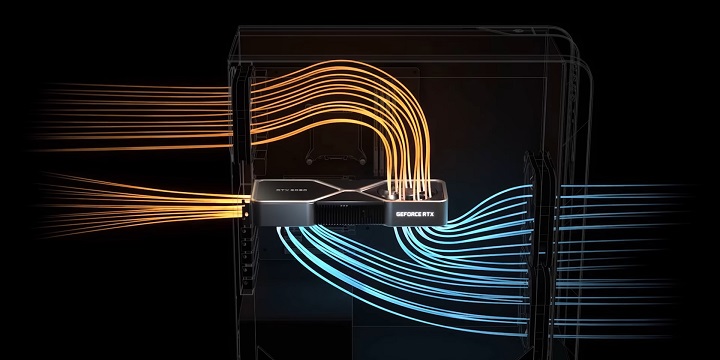 System chłodzenia RTX-ów 3000. Źródło: YouTube | Optimum. - Jak zmieniały się chłodzenia kart graficznych na przestrzeni lat? - wiadomość - 2024-10-30