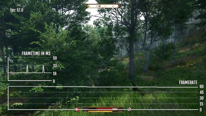 Gra nie zawsze utrzymuje stabilne 60 fps. Źródło: GamePro - Kingdom Come Deliverance 2: Na początku gry warto zmienić te 11 ustawień dotyczących grafiki i sterowania - wiadomość - 2025-02-06