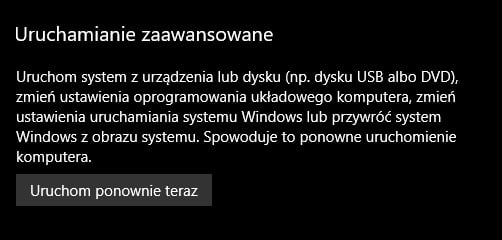 Do trybu awaryjnego Windowsa 10 i 11 dostaniemy się również z poziomu ustawień.