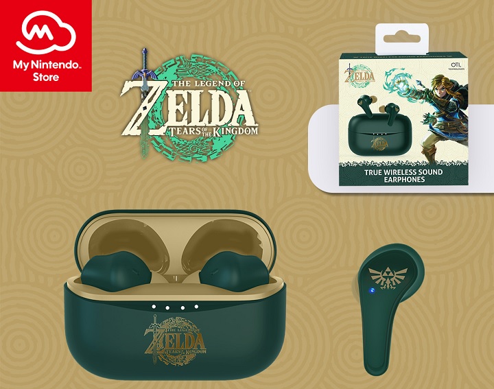 Omawiane słuchawki w wersji zielonej. Źródło: My Nintendo Store UK. - Jesteś fanem The Legend of Zelda? Te słuchawki Nintendo stworzyło specjalnie dla Ciebie - wiadomość - 2024-08-03