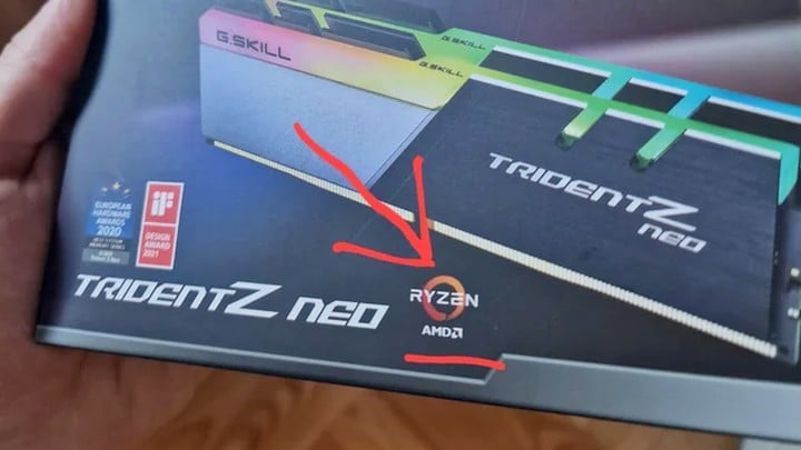 Niech Was nie zwiedzie logo producenta procesorów. Źródło: Positive_baker69, Reddit - Gracz kupił pamięć RAM z logo AMD Ryzen, czy może jej użyć z procesorem Intela? Społeczność wyjaśnia - wiadomość - 2024-09-24