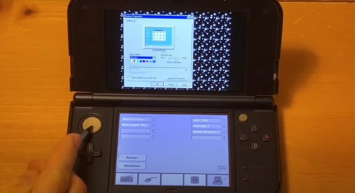 Źródło: YouTube/MetraByte - Windows 95 działa na Nintendo 3DS, jest jednak pewien haczyk - wiadomość - 2024-10-18