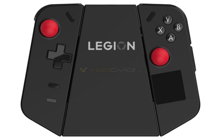 Specjalna przystawka tworząca gamepad z kontrolerów handhelda. Źródło: VideoCardz - Lenovo Legion Go może nareszcie otrzymać akcesoria, które ułatwią korzystanie z handhelda - wiadomość - 2024-08-23