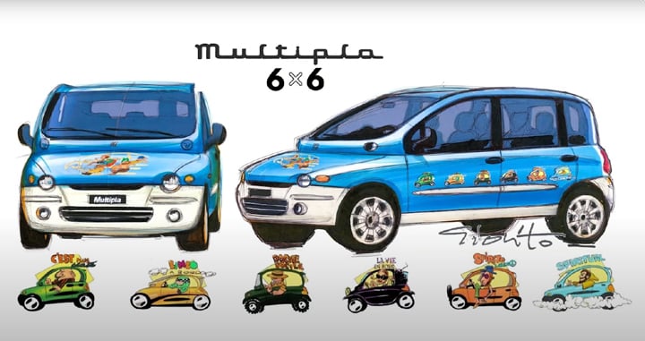 Najbrzydsze auto świata powraca w unikalnej edycji; Fiat świętuje 25-lecie Multipli w nietypowy sposób - ilustracja #1