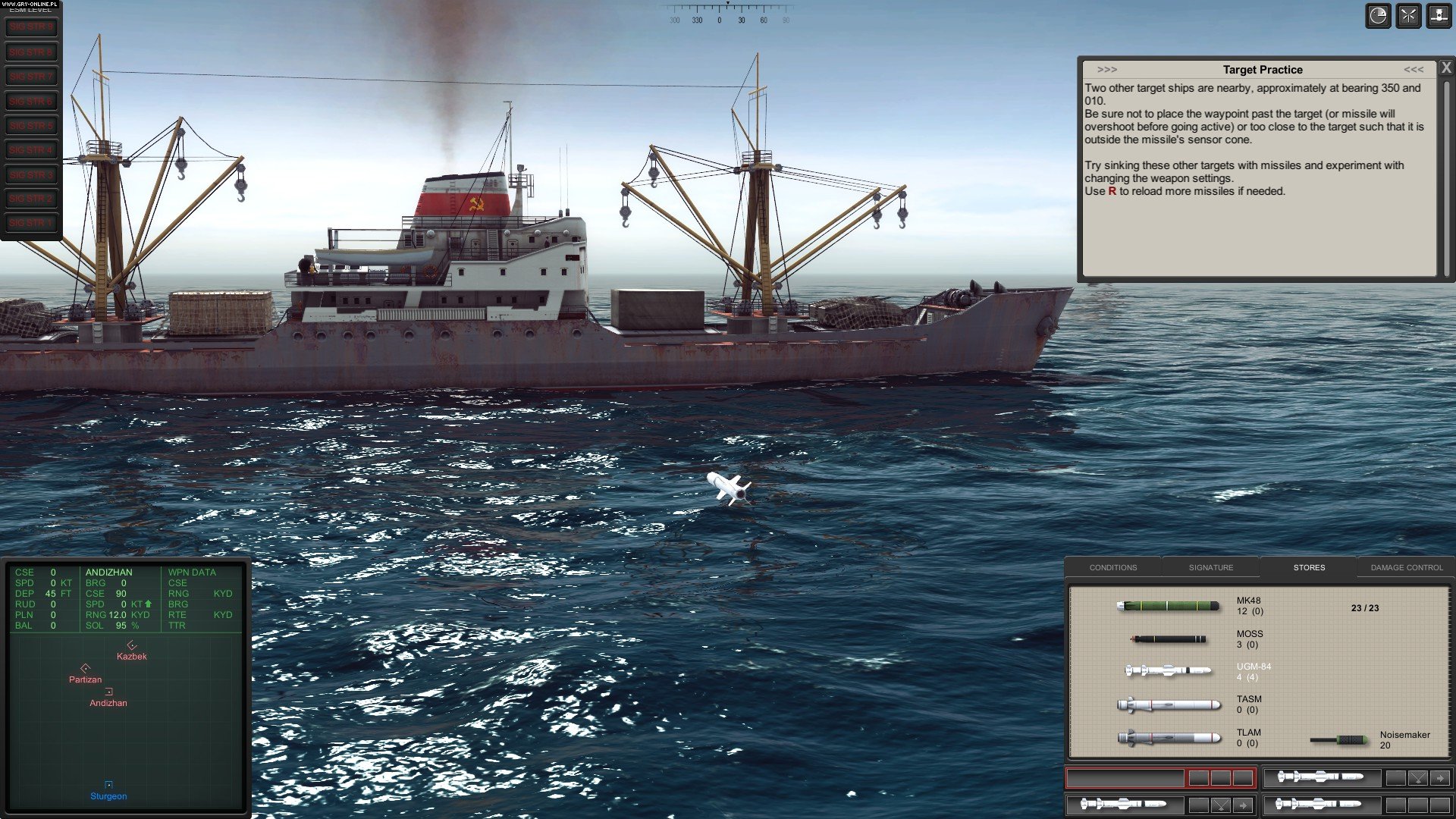 cold waters pc game max depth