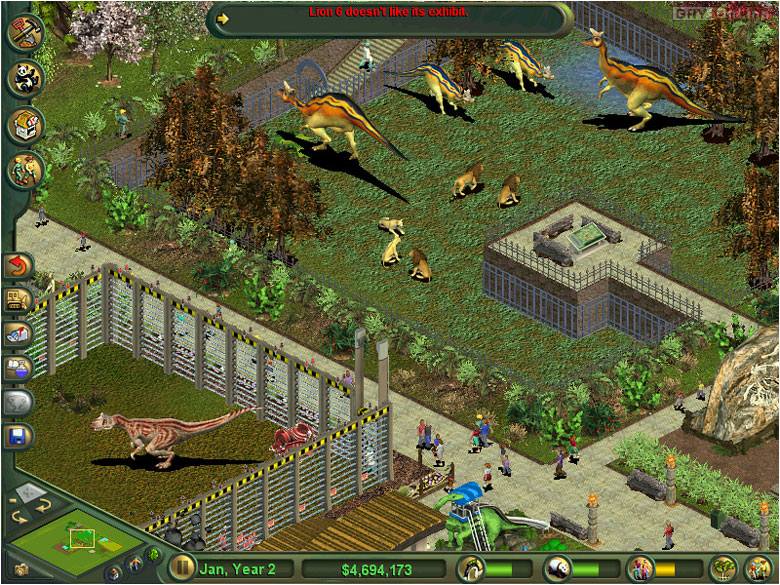 zoo tycoon 1 dinosaur mods