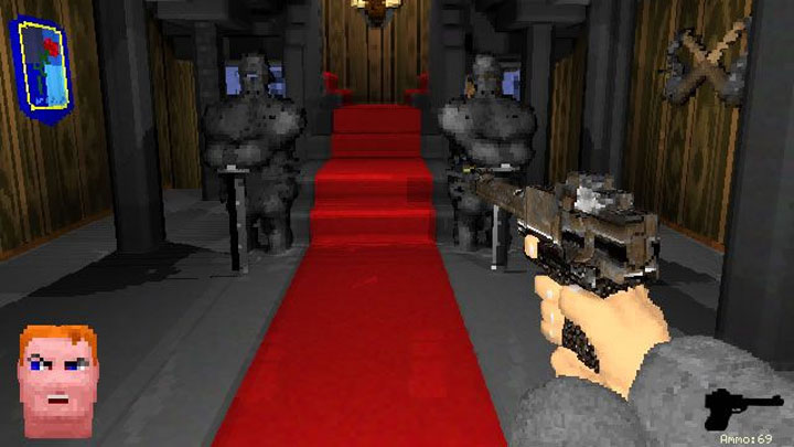 Wolfenstein 3D gra Voxelstein 3D (Freeware game)