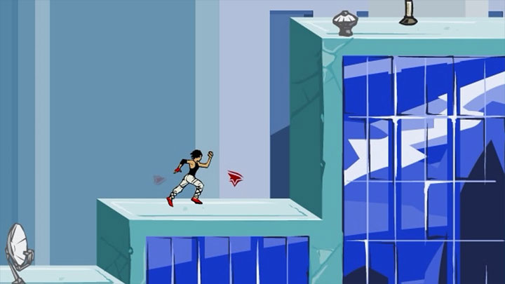 Mirror's Edge gra Mirror's Edge 2D Flash Game (Freeware game)