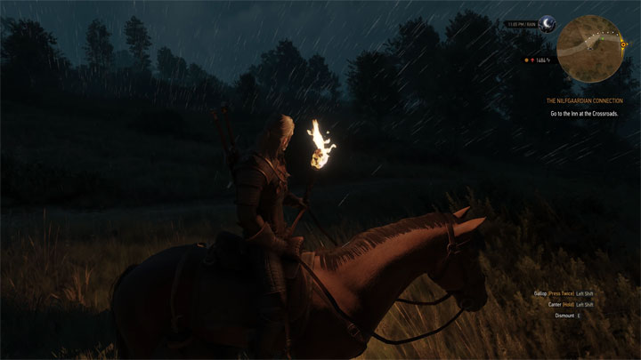 Wiedźmin 3: Dziki Gon mod Enable Torch on Horse v.1.0