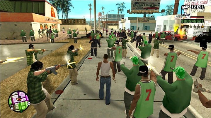 Grand Theft Auto San Andreas Game Mod Exgangwars V 1 1 Download Gamepressure Com
