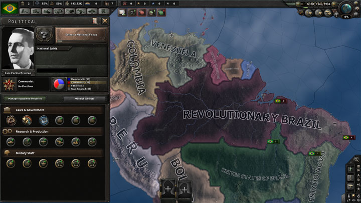 Hearts of Iron IV mod Divided Brazil: Failed Revolution v.1.1