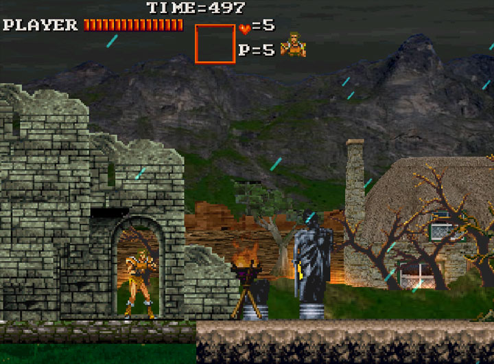 Castlevania Advance Collection gra Dracula’s Curse Remake (Freeware game)