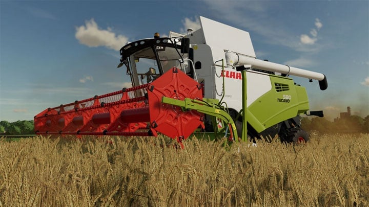 Farming Simulator 22 mod Claas TUCANO 580 (New Harvester) v.1.0.0.1