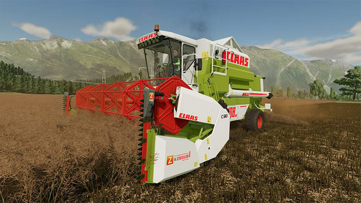 Farming Simulator 22 mod CLAAS DOMINATOR 108 SL  (new tractor) v.1.0.0.1