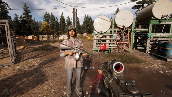 change weapons in far cry 5 pc