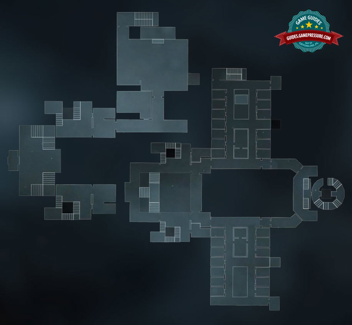 Explore the wards in the asylum - map - Chapter 5: The Forsaken - Thief ...