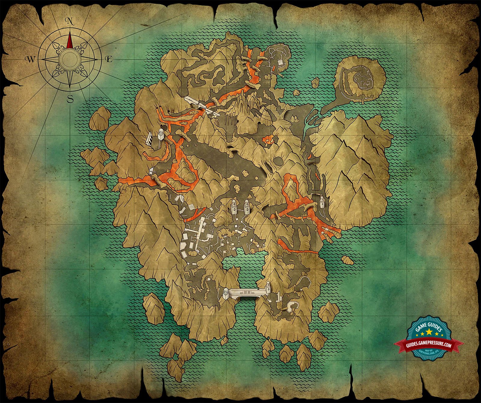 Map - Main Quests - Skull Island - Risen 3: Titan Lords - Game Guide ...