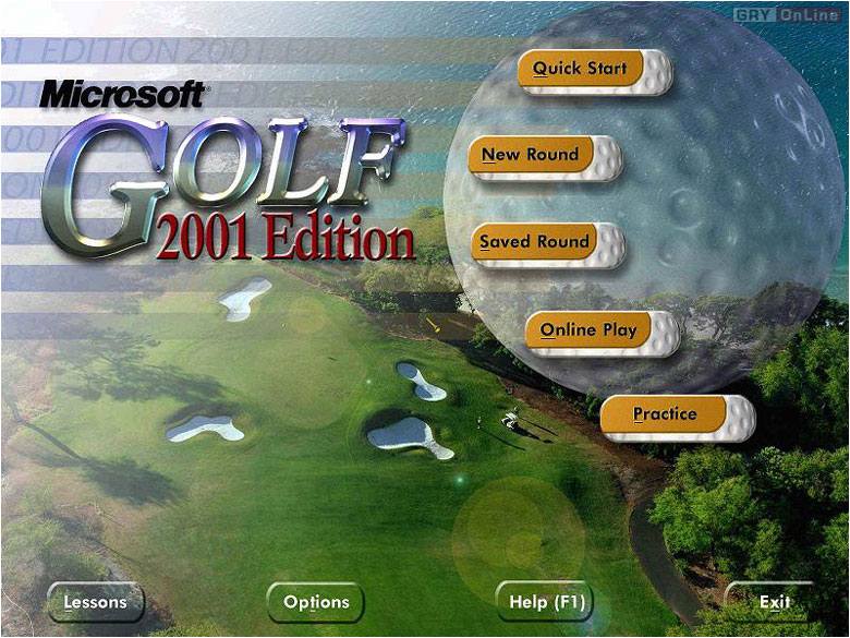 Save the round. Microsoft Golf 2001 Edition. Golf 2001 Edition games. Игры Майкрософт. Microsoft Golf 2005.